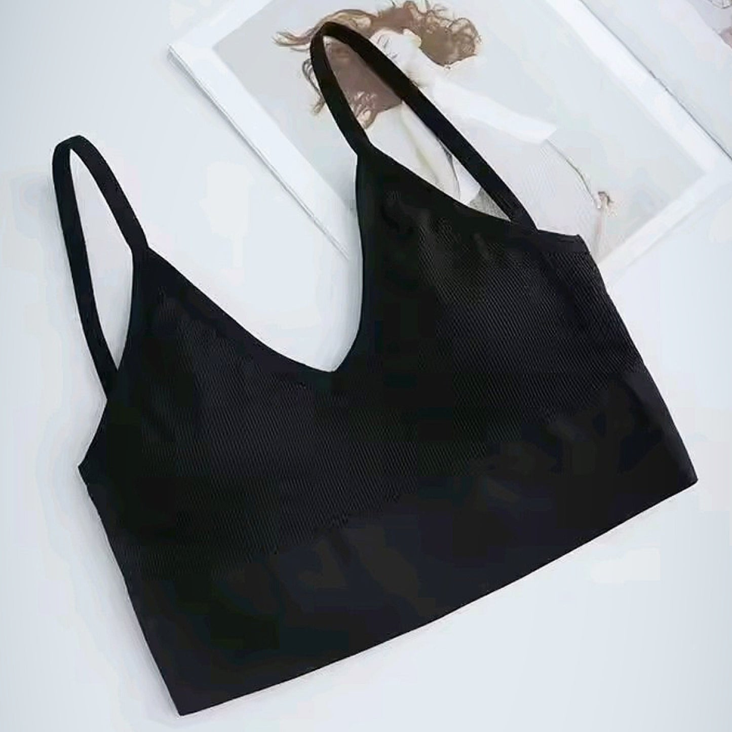 WOKEAYER Deep V Neck Top