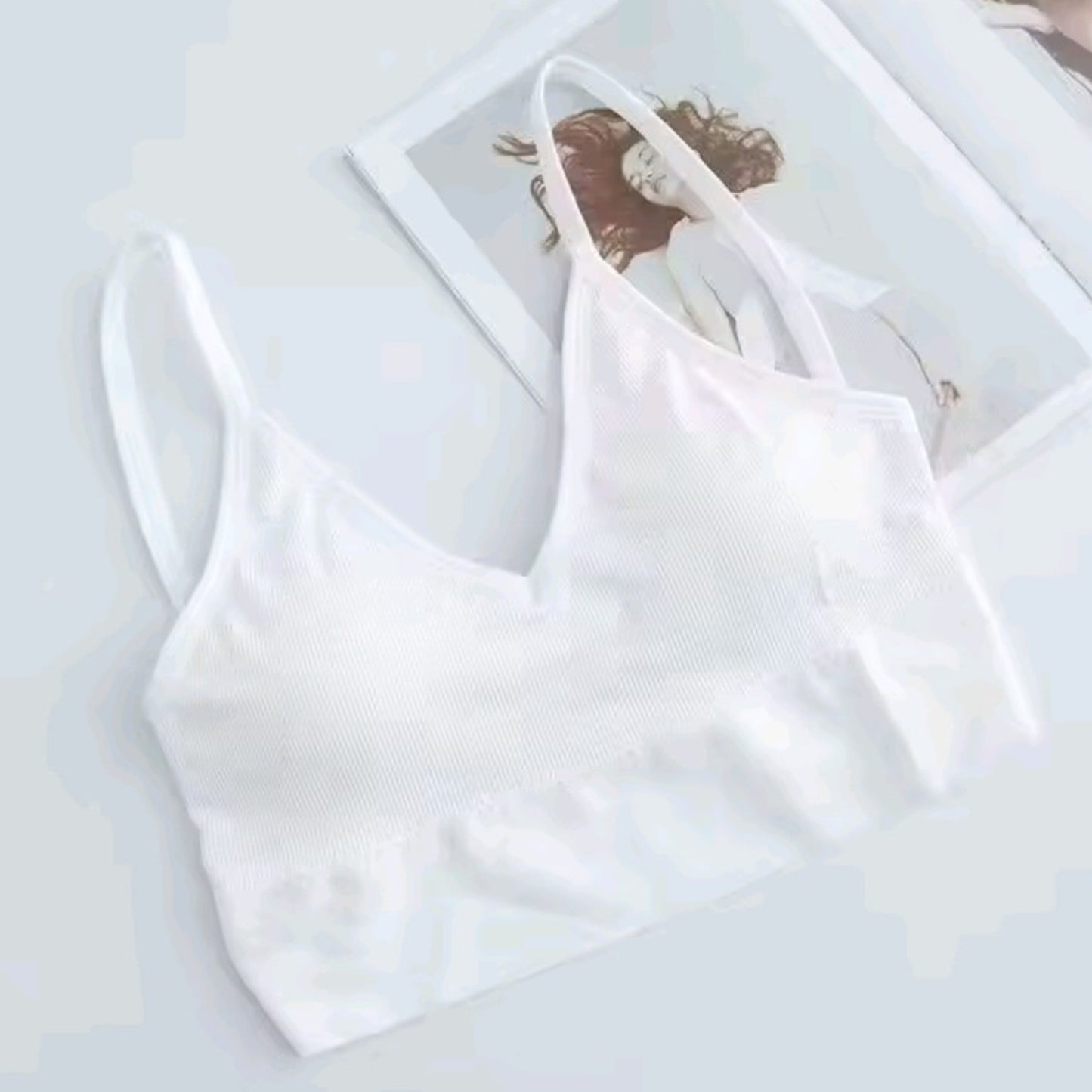 WOKEAYER Deep V Neck Top