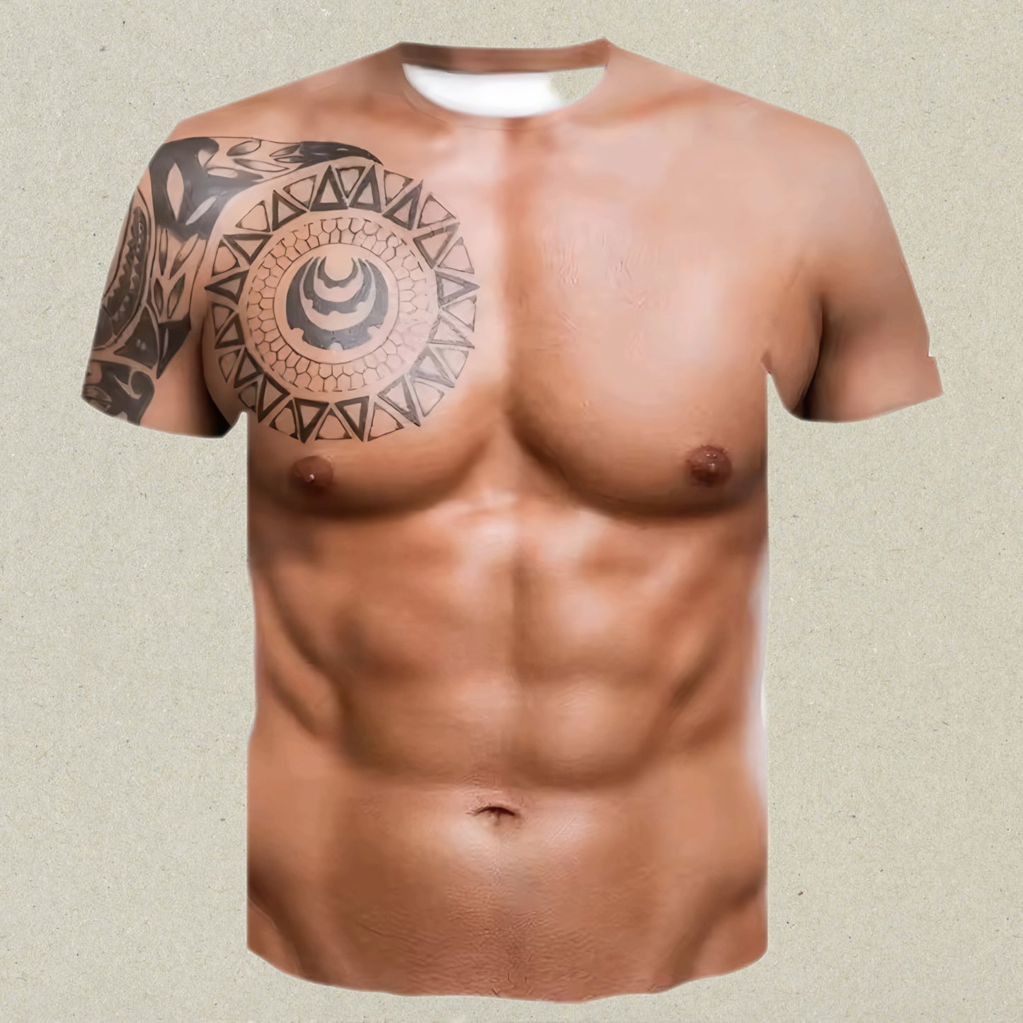 T-shirt with muscles